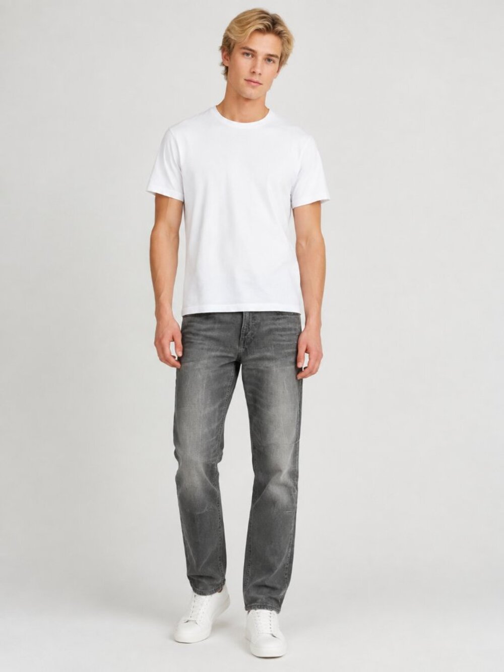 2/$30 Lucky Brand Original Straight Jeans High Rise Gray Rinse 28/ 30 #A4439